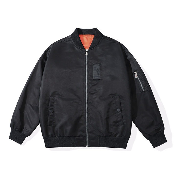 Herren Leichte Flieger-Bomberjacke mit wasserabweisender Shell und Kontrastfutter Drune