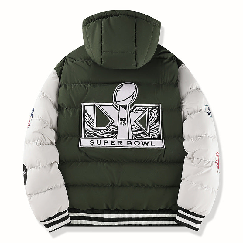 Herren Multifunktionale Steppjacke mit Kapuze und einzigartigem Design Drune