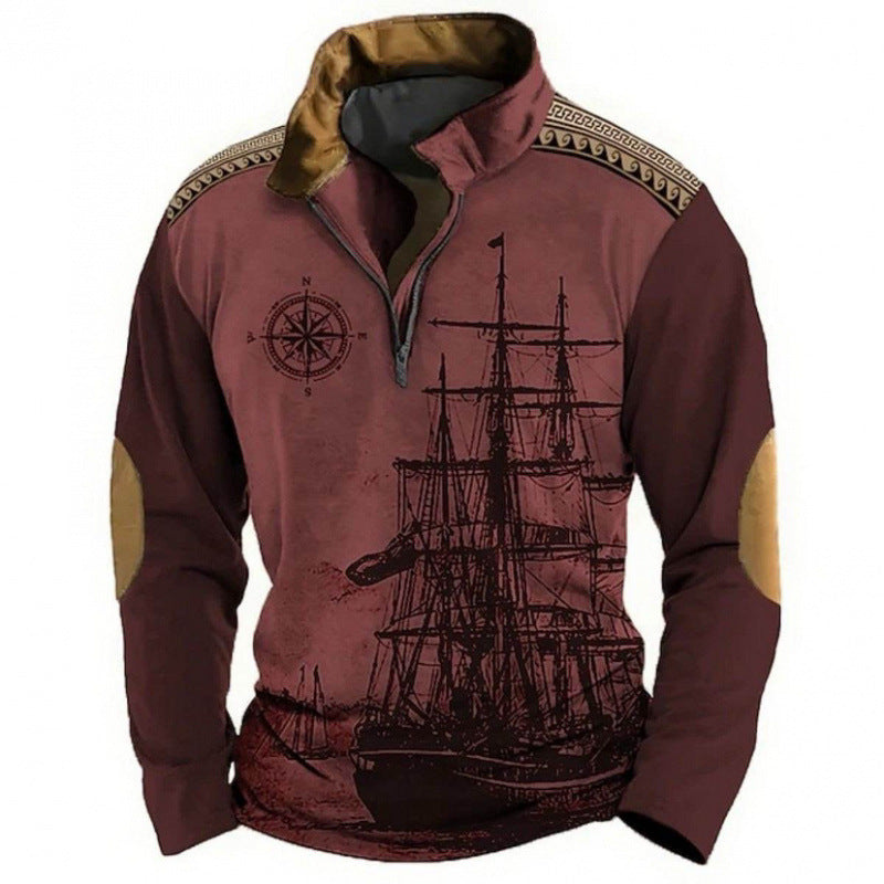 Herren attraktiver Freizeitpullover Drune