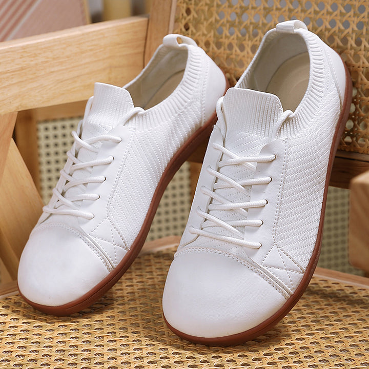 Damen nan gestrickte Schlupfsneaker mit elastischem Schaft und gepolsterter Komfortsohle Drune