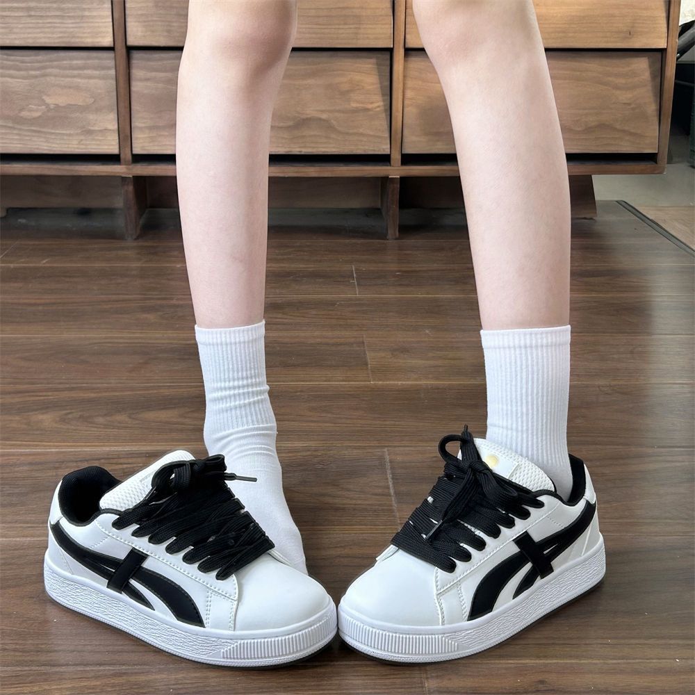 Damen Modische Sneakers mit hoher Gummisohle und atmungsaktivem Obermaterial Drune