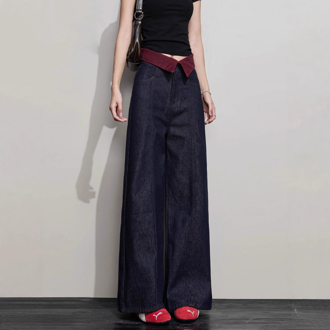 Damen Weit geschnittene Jeanshose Drune 1789268673