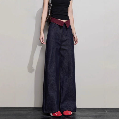 Damen Weit geschnittene Jeanshose Drune 1789268673