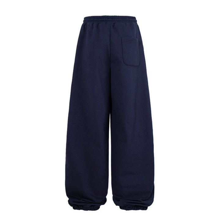Damen Extraweite Palazzo-Sweathose mit hohem Komfortbund und Ballon-Saum Drune