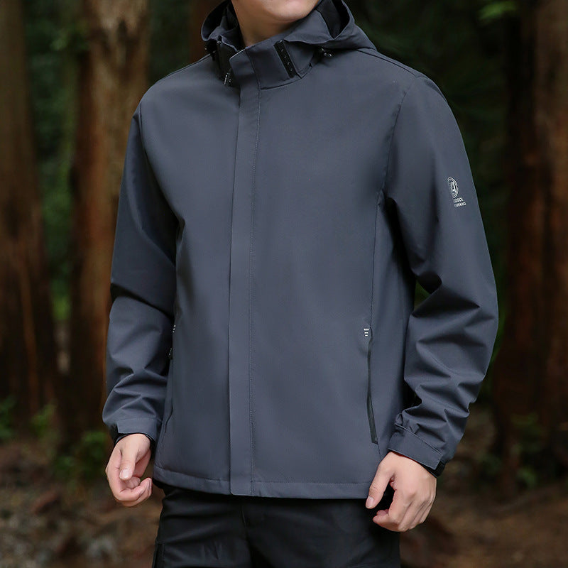 Herren wetterfeste Outdoor Jacke Drune