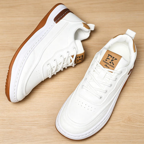 Herren Sportliche Leder Sneaker Drune