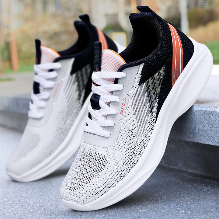 Herren nan moderner Performance-Running-Sneaker mit nahtlosem Strickobermaterial, sockenähnlichem Einstieg und reaktiver EVA-Dämpfung Drune
