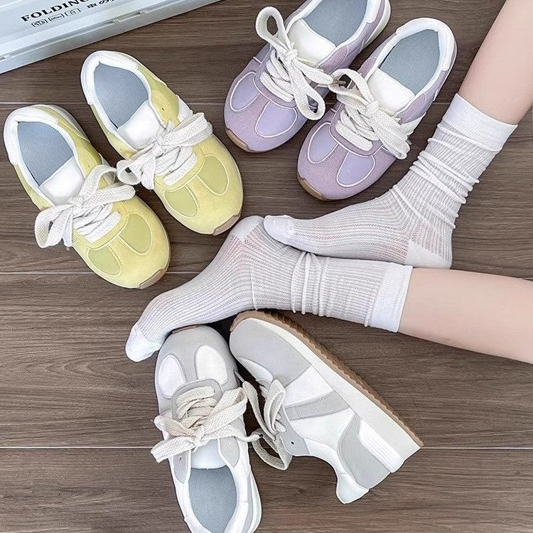 Damen Sportliche Sneaker mit bequemer Dämpfung und atmungsaktiver Oberflächenstruktur Drune