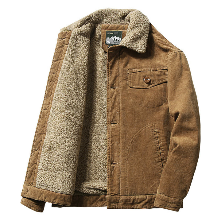 Herren Jacke mit Teddyfutter Drune
