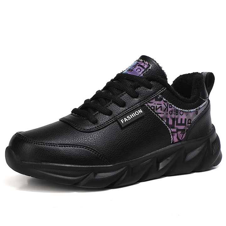 Damen nan urbaner voluminöser Sneaker mit weichem Kunstfellfutter, gepolstertem Einstieg und markanter Profilsohle Drune