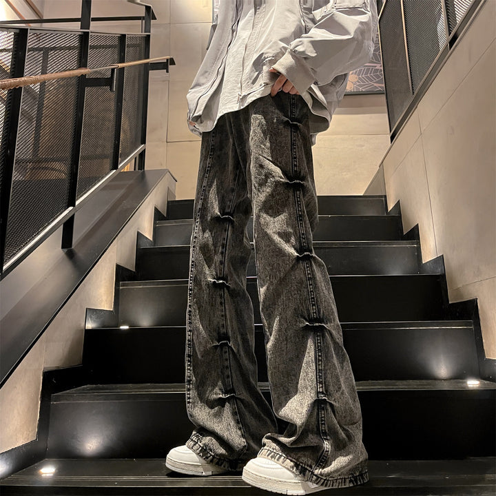 Damen Modische weitgeschnittene Jeans Drune