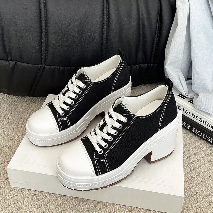 Damen Plateau-Sneaker mit modernem Design und komfortablem Absatz Drune