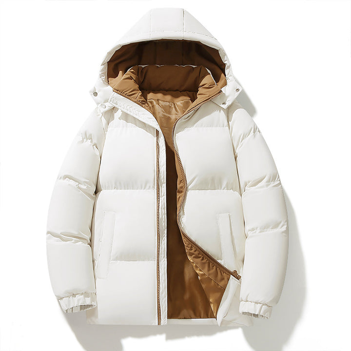 Herren urbaner Kapuzen-Steppanorak mit mattierter Oberfläche und isolierender Füllung Drune