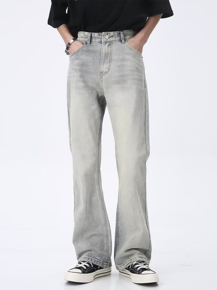 Herren Lässige Hochtaillierte Jeans Drune