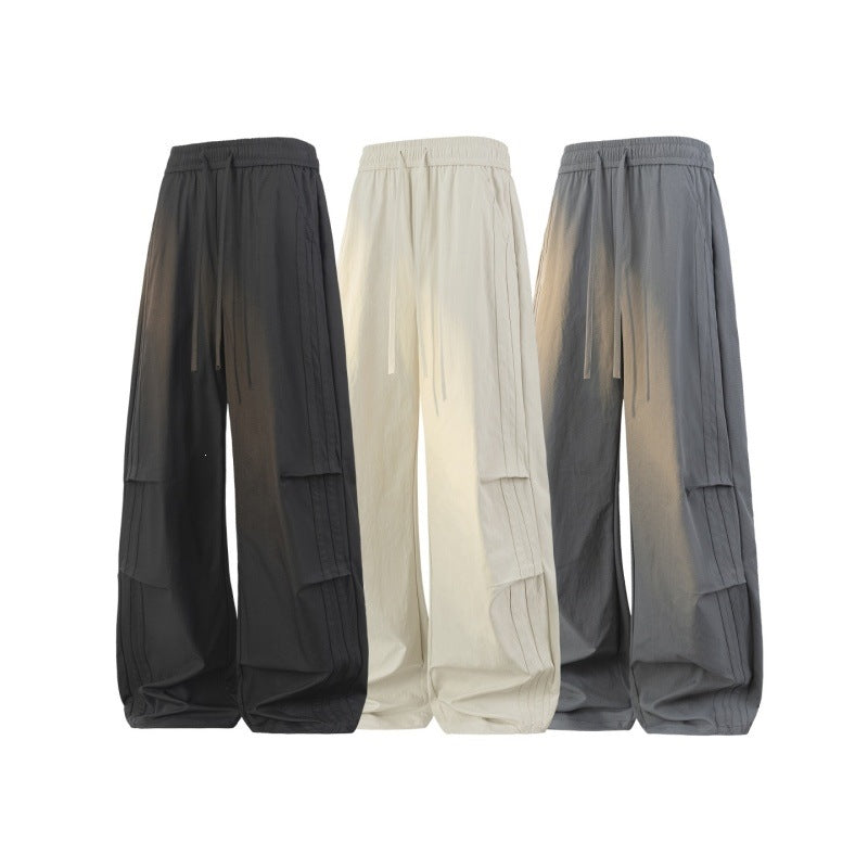 Damen Weite Lagen-Loungehose mit Cargo-Details & elastischem Tunnelzug Drune