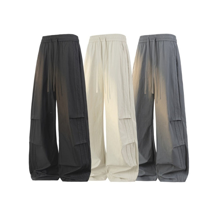 Damen Weite Lagen-Loungehose mit Cargo-Details & elastischem Tunnelzug Drune