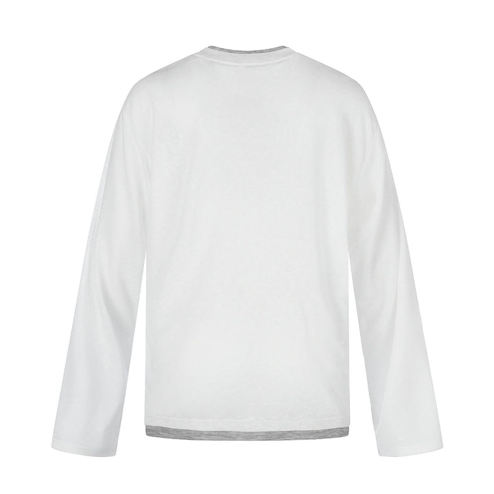 Damen Langarmshirt mit illustrativem Pferde‑Print und Lagenoptik Drune
