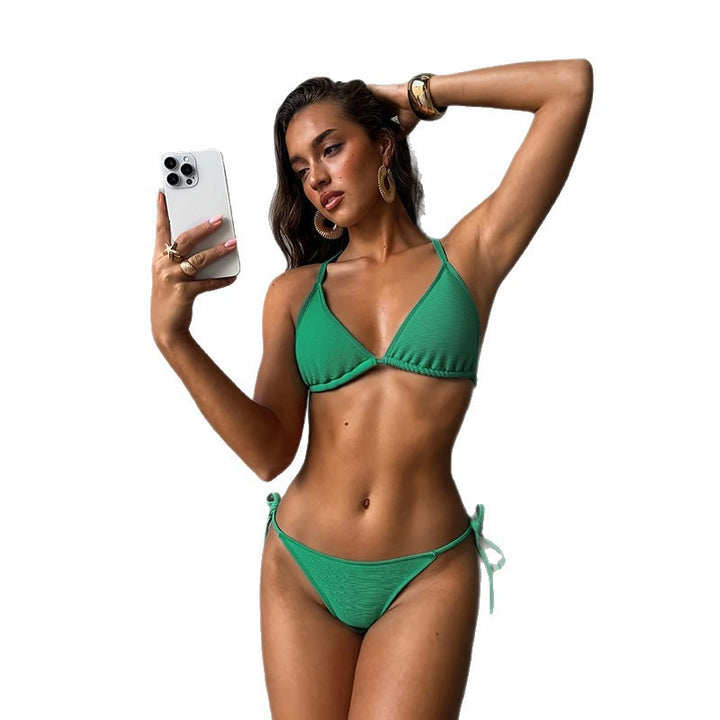 Damen Triangel-Bikini mit bequemer Passform und einzigartiger Struktur Drune