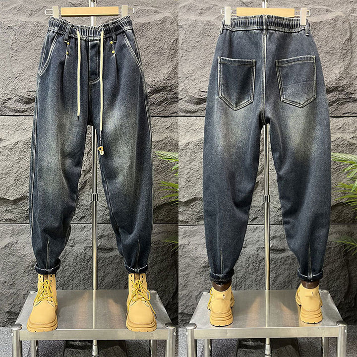 Herren Modische Ripped Jeans mit kreativen Patches Drune 1788342369