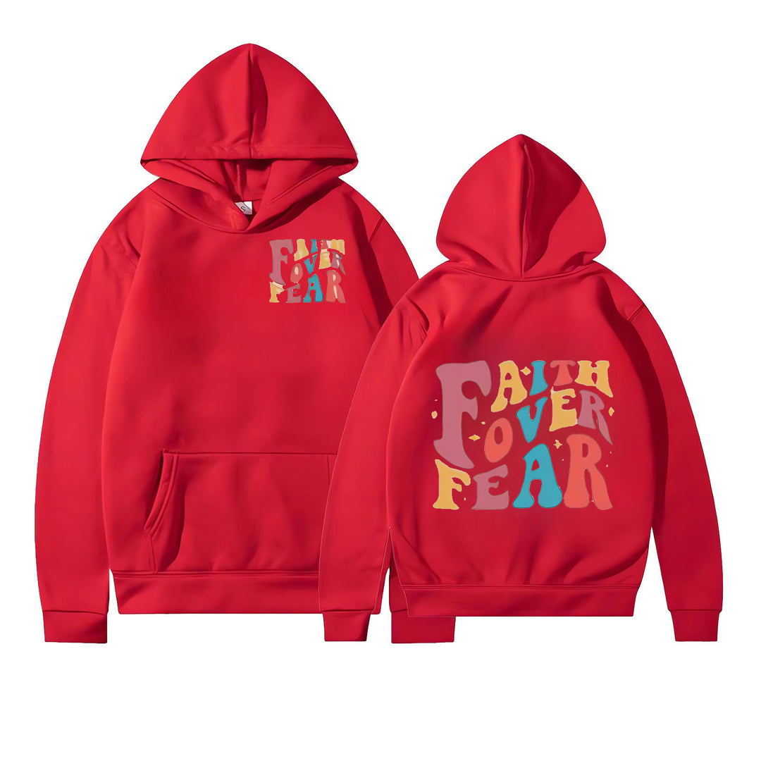 Damen Hoodie mit einzigartigem Grafikanzeige Drune