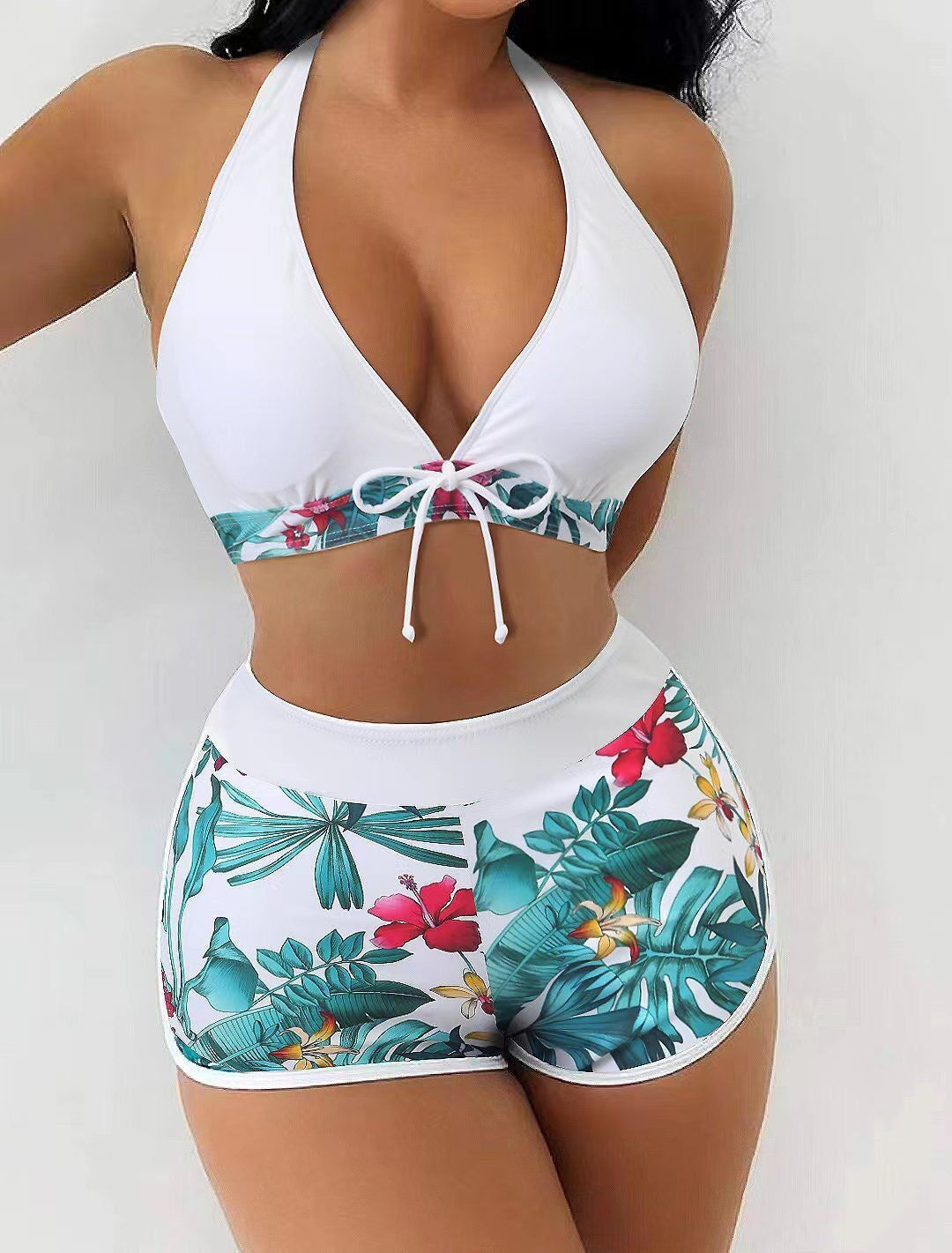 Damen Sportliches Bikini-Set mit verdecktem Bauch Drune