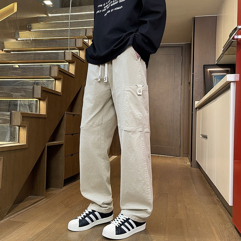 Herren Weite Cargo-Hose mit Thermofutter, Kordelbund & Utility-Taschen Drune