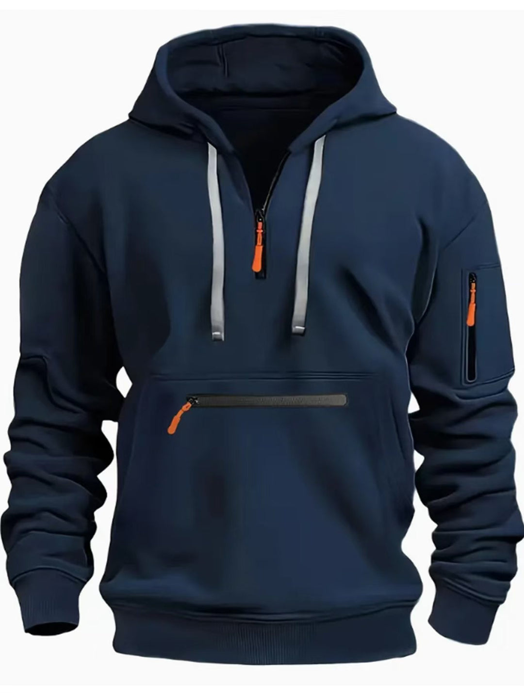 Herren Funktioneller Kapuzenpullover mit praktischem Reißverschluss Drune