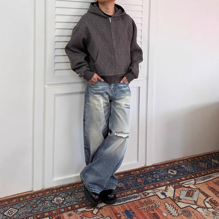 Damen Weitgeschnittene Denim Jeans Drune
