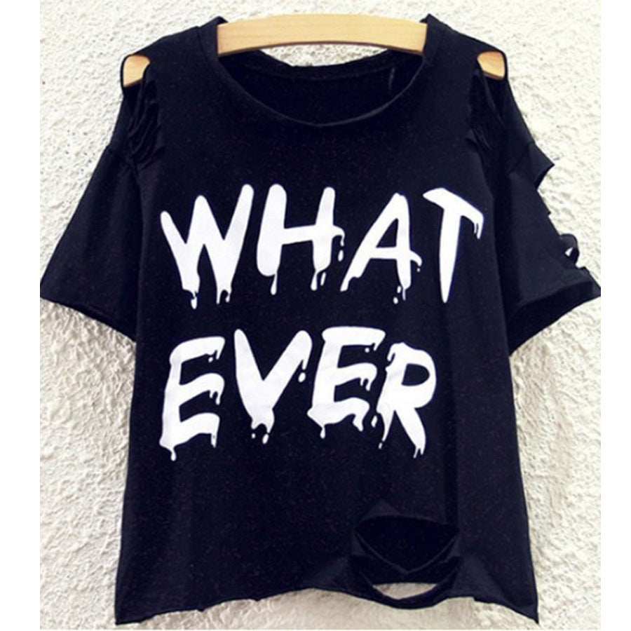 Damen Trendiges Oversized T-Shirt mit raffinierten Cut-Out-Ärmeln Drune