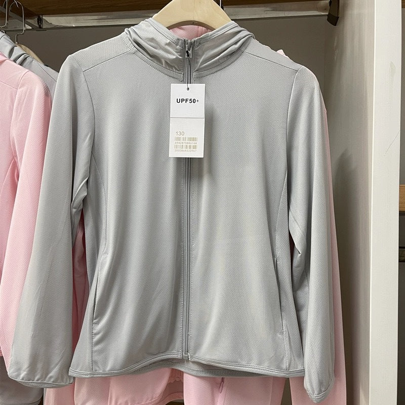 Damen funktionale Kapuzenjacke mit atmungsaktiver Netzstruktur Drune