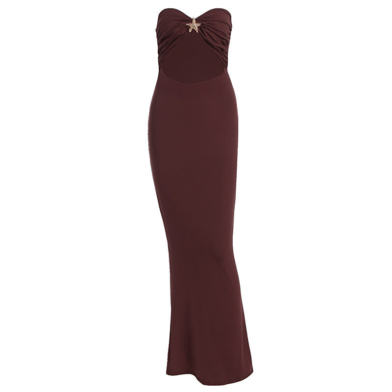 Damen Wickelkleid mit aufregendem Cut-Out und glamourösem Detail Drune