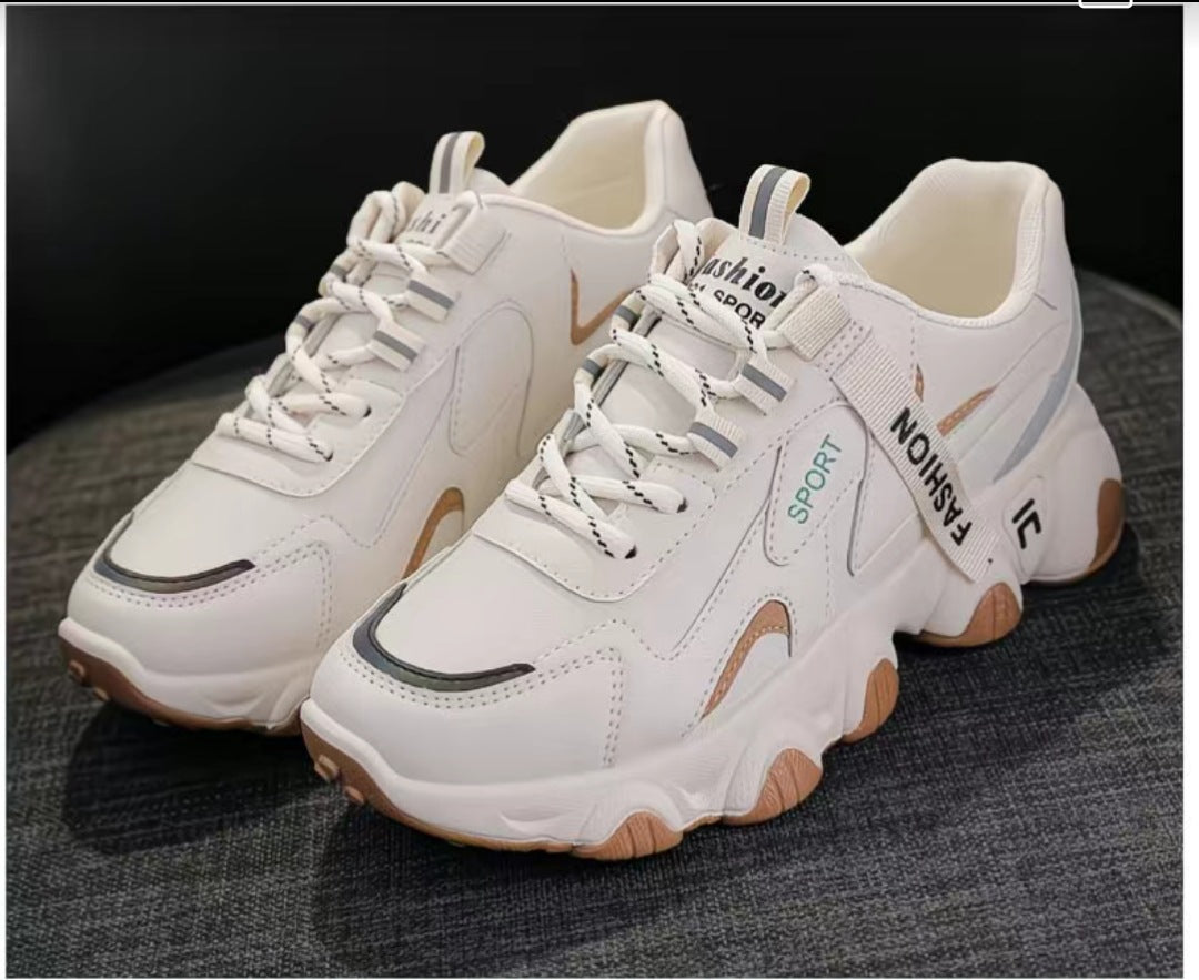 Damen Sportliche Sneaker mit atmungsaktiver Mesh-Oberfläche und dämpfender Laufsohle Drune