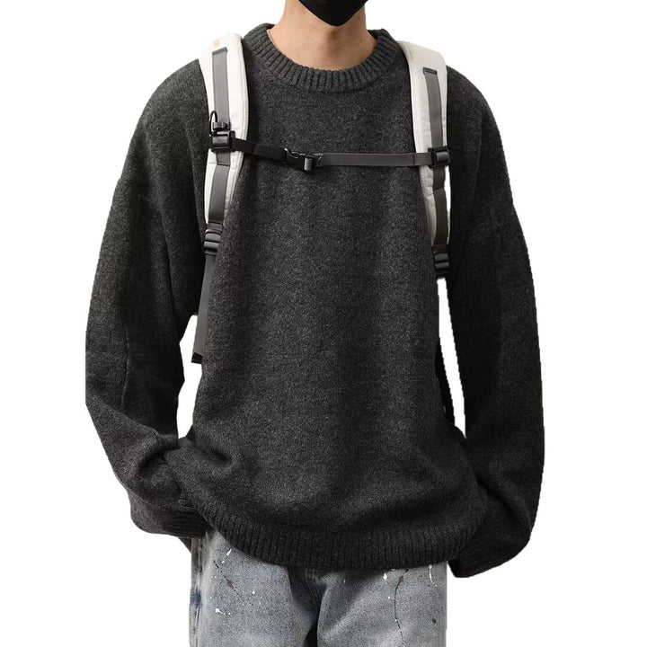 Herren Lockerer Strickpullover Drune
