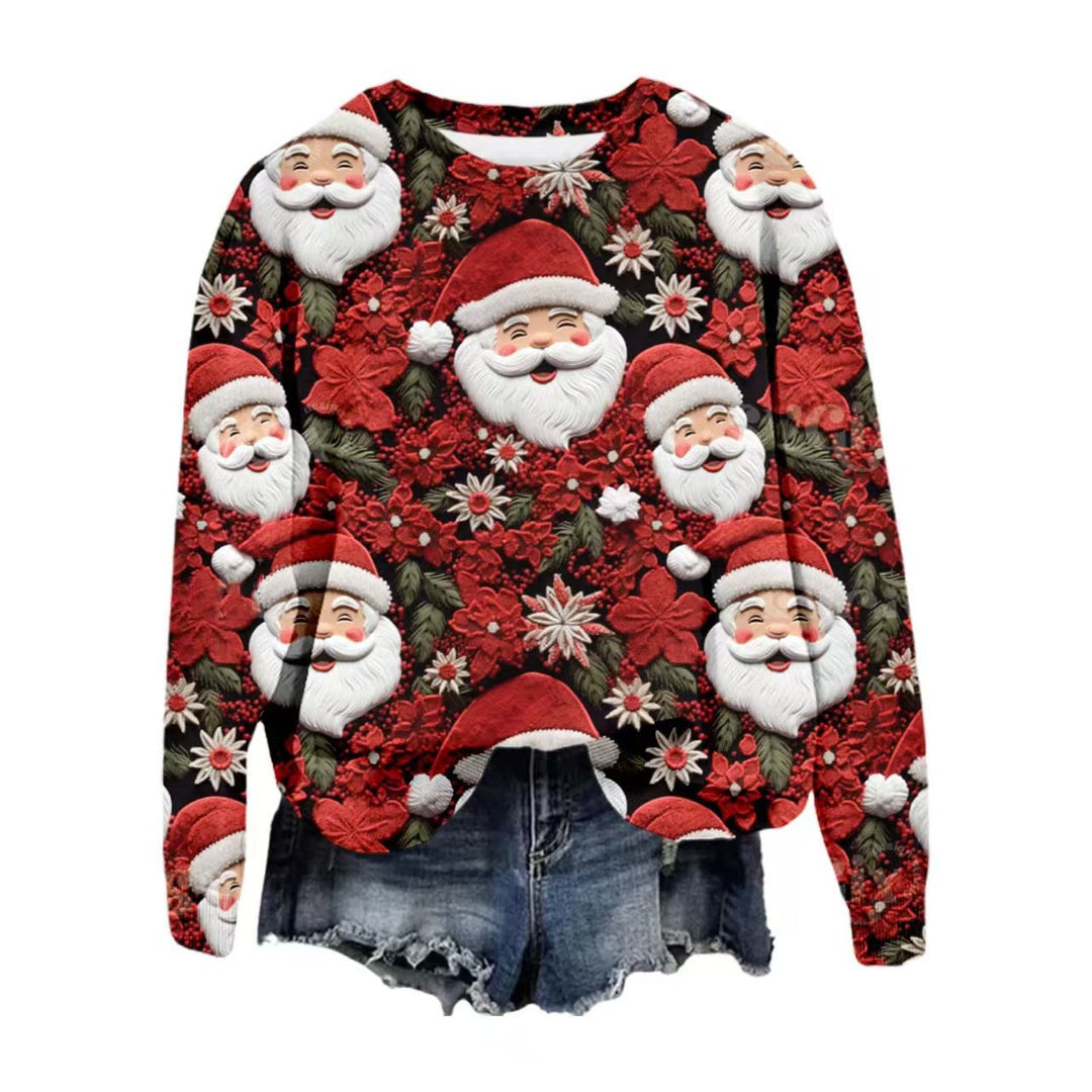 Damen Verspielter Weihnachts-Pullover Drune