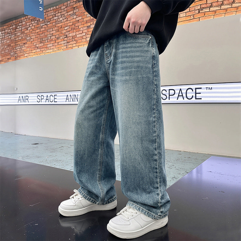 Unisex weite Casual-Jeans im Urban-Style Drune
