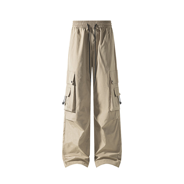 Herren Cargo-Hose mit mehreren Taschen und elastischem Bund Drune