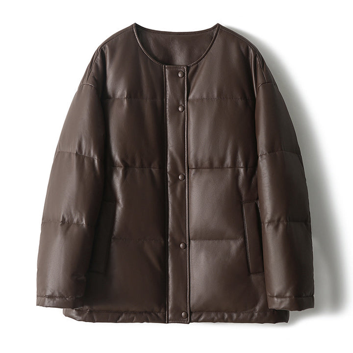 Damen Steppjacke mit hohem Kragen Drune