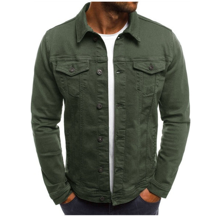 Herren Jeansjacke im modernen Design mit praktischen Brusttaschen Drune
