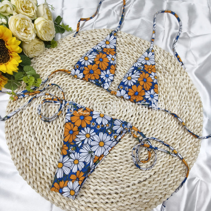 Damen Triangel-Bikini mit verspieltem Punkten-Design Drune