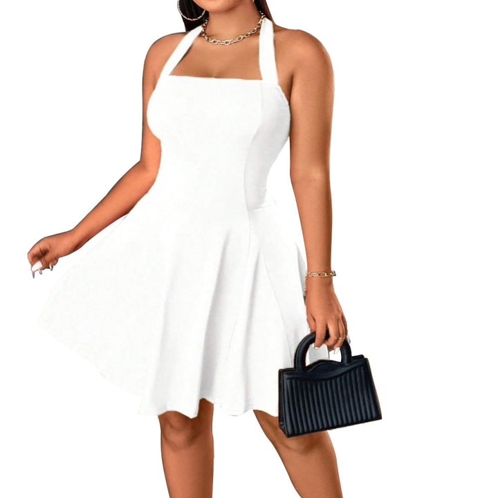 Damen A-Linien Kleid mit schulterfreiem Design und elegantem Schnitt Drune