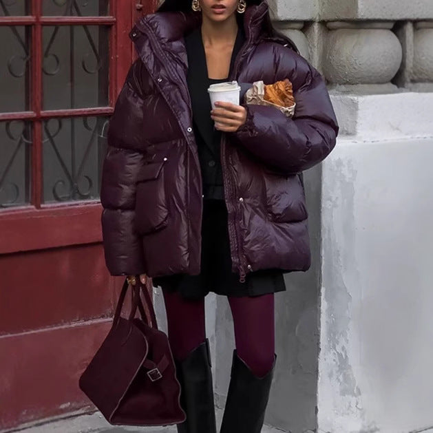 Damen Winterjacke mit voluminösem Schnitt und Wärmeisolierung Drune