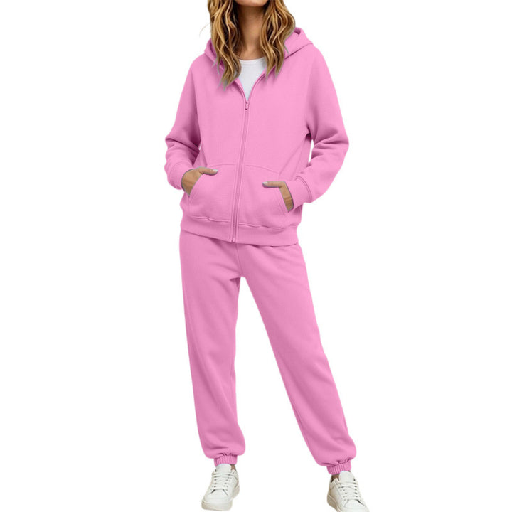 Damen Komfortabler Kapuzenpullover und Jogginghose Set Drune