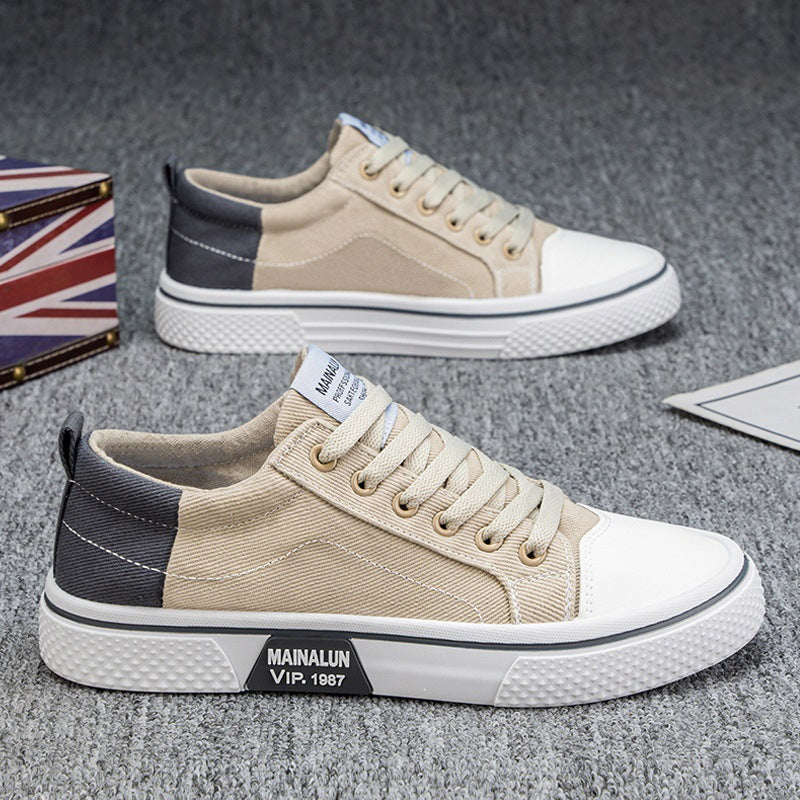 Herren Sportliche Sneakers mit kontrastierenden Einsätzen Drune