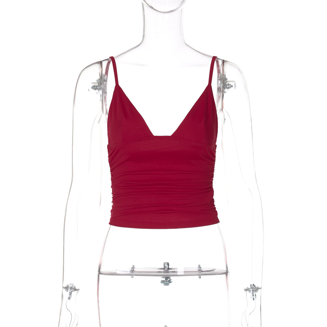 Damen Crop-Top mit asymmetrischem Schnitt und figurbetonter Silhouette Drune