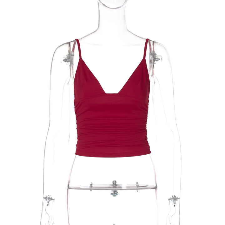 Damen Crop-Top mit asymmetrischem Schnitt und figurbetonter Silhouette Drune