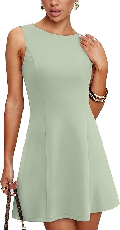 Damen A-Linien Kleid aus hochwertigem Stoff mit ergonomischem Schnitt Drune