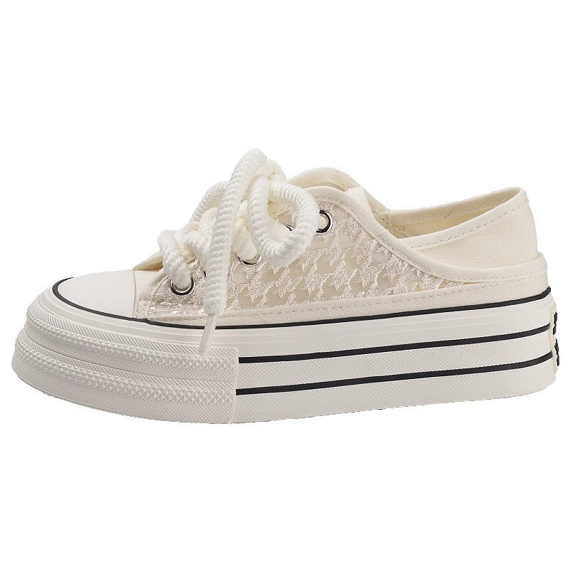 Damen Bequeme Sneakers mit trendy Plateau von Drune