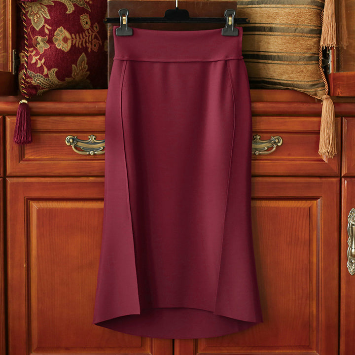 Damen Eleganter und figurbetonter Midi-Rock Drune
