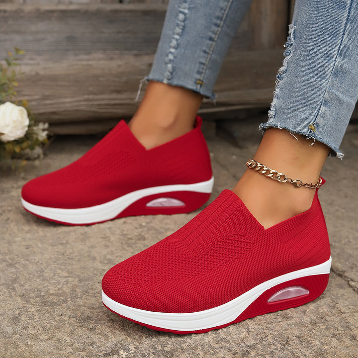Damen Luftpolster Slipper Sneaker Drune