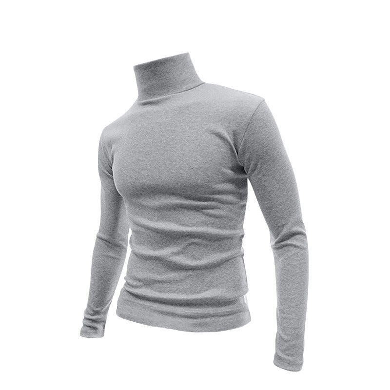 Herren stylischer Rollkragenpullover aus weichem, elastischem Material Drune
